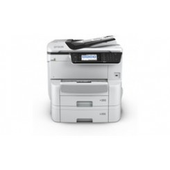 Epson WorkForce Pro WF-C8690DTWF - Multifunction printer - colour - ink-jet - A3 (media) - up to 22 ppm (copying) - up to 35 ppm (printing) - 835 sheets - 33.6 Kbps - Gigabit LAN, USB host, NFC, USB 3.0, USB 2.0 host, Wi-Fi(ac)