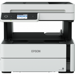 Epson EcoTank ET-M3170 - Multifunction printer - B/W - ink-jet - A4/Legal (media) - up to 39 ppm (printing) - 250 sheets - 33.6 Kbps - USB, LAN
