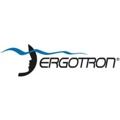 Ergotron CareFit - Mounting component (vertical bracket) - for barcode scanner - medical - matte black - enclosure - for P/N: 61-367-030, 61-367-060