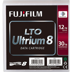 FujiFilm LTO-8 Data Tape 16551221 - 12TB / 30TB Read / Write Ultrium8 Cartridge