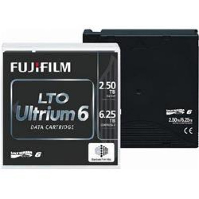 FujiFilm LTO-6 Data Tape 16310732 (BaFe) - 2.5TB / 6.25TB Read / Write Ultrium6 Cartridge