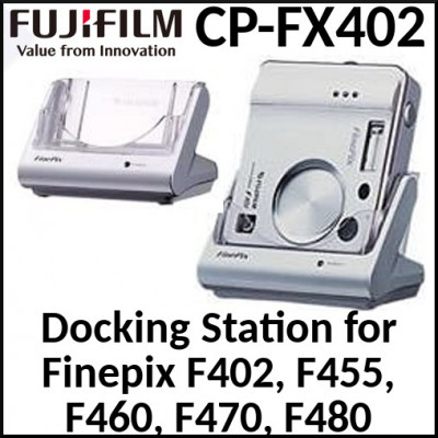 Fujifilm F402 Digital Camera Docking & Recharging USB Cradle (CP-FX402) for Finepix F402, F455, F460, F470, F480