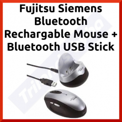 Fujitsu Siemens Bluetooth Rechargable Mouse + Bluetooth USB Stick