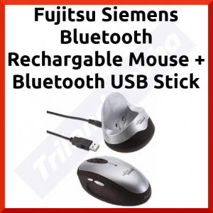 Fujitsu Siemens Bluetooth Rechargable Wireless Mouse + Bluetooth USB Stick (S26361-K358-V100)