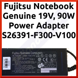 Fujitsu (S26391-F300-V100) Notebook Genuine 19V, 90W Power Adapter - 100/240V - 50/60 Hz - 4,2A