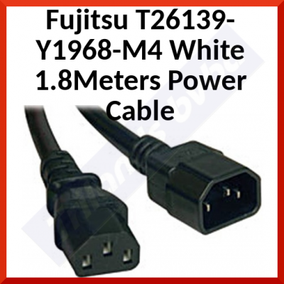 Fujitsu T26139-Y1968-M4 White 1.8Meters Power Cable