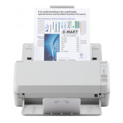 Fujitsu SP-1125N - Document scanner - Dual CIS - Duplex - 216 x 355.6 mm - 600 dpi x 600 dpi - up to 25 ppm (mono) / up to 25 ppm (colour) - ADF (50 sheets) - up to 4000 scans per day - Gigabit LAN, USB 3.2 Gen 1x1