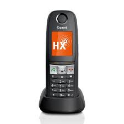 Gigaset E630HX Handset - Black - Cordless - DECT - 200 Phone Book/Directory Memory - 4.6 cm (1.8") Screen Size - Headset Port - 14 Hour Battery Talk Time