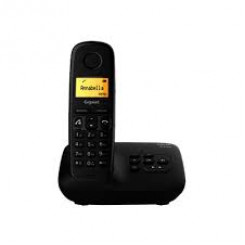 Gigaset A270A DECT Cordless Phone - Black - Cordless - Corded - 1 x Phone Line - 1 x Handset - 1 Simultaneous Calls - Speakerphone - Answering Machine