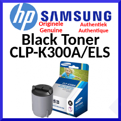 Samsung CLP-K300A Black Original Toner Cartridge (2000 Pages)