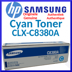 Samsung CLX-C8380A Cyan Original Toner Cartridge SU575A (15000 Pages) for Samsung CLX-8380ND, 8380ND MultiXpress - Clearance Sale - Uitverkoop - Soldes - Ausverkauf