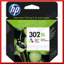 HP 302XL COLOR ORIGINAL High Capacity Ink Cartridge F6U67AE (330 Pages)
