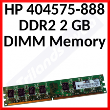 HP 404575-888 DDR2 2 GB DIMM Memory - 2GB (1x2GB) 800Mhz PC2-6400U 1.8V 240-Pin Desktop RAM Memory - Refurbished