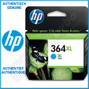 HP 364XL CYAN ORIGINAL High Yield Ink Cartridge CB323EE (750 Pages)
