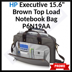 HP Executive 15.6" Brown Top Load Notebook Bag P6N19AA - Clearance Sale - Opruiming - Déstockage - Lagerräumung