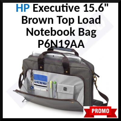 HP Executive 15.6" Brown Top Load Notebook Bag P6N19AA