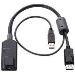 HPE KVM Console USB/DisplayPort Interface Adapter - Video / USB adapter - RJ-45 (F) to USB, DisplayPort (M)