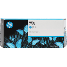 HP 738 (676M6A) 300-ml Original DesignJet CYAN Ink Cartridge