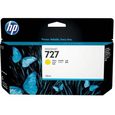 HP 727 YELLOW Original DesignJet Ink Cartridge B3P21A (130 Ml)