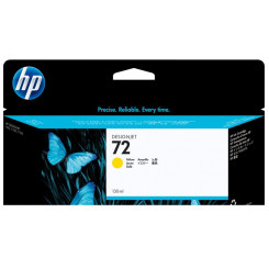 HP 72 YELLOW ORIGINAL DesignJet High Capacity Ink Cartridge C9373A (130 Ml)