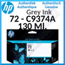 HP 72 GREY ORIGINAL DesignJet High Capacity Ink Cartridge C9374A (130 Ml)