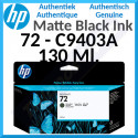 HP 72 Matte Black High Capacity Original DesignJet Ink Cartridge C9403A (130 Ml)  for HP DesignJet T610, T620, T770, T790 eprinter, T795 eprinter, T1100, T1100ps, T1100 mfp, T1120-mfp, T1120ps, T1200, T1200ps, T1200 mfp, T1300 eprinter, T2300 eprinter