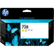 HP 728 YELLOW Original DesignJet Ink Cartridge F9J65A (130 Ml.)