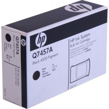 HP 4500 Black Original Pigment Ink Cartridge Q7456A (350 Ml.) for HP Thermal Inkjet 2.5