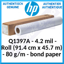 HP Q1397A bond paper - Roll (91.4 cm x 45.7 m) - 80 g/m²