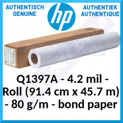 HP Q1397A bond paper - Roll (91.4 cm x 45.7 m) - 80 g/m²