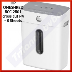 HP ONESHRED 8CC 2801 cross cut P4 - 8 Sheets