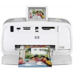 HP Photosmart 475 Color Photo Inkjet Printer Q7011B + Free Flash Memory Card 128 GB