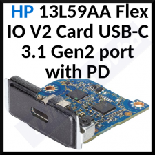 HP 13L59AA Flex IO V2 Card - USB-C 3.1 Gen2 port with PD
