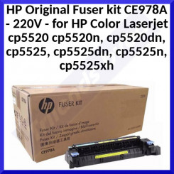 HP Original Fuser kit CE978A - 220V - (150000 Pages) for HP Color Laserjet cp5520 cp5520n, cp5520dn, cp5525, cp5525dn, cp5525n, cp5525xh