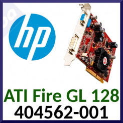 HP 404562-001 ATI Fire GL 128 MB T2 8X AGP Graphics Card - Refurbished - Clearance Sale - Uitverkoop - Soldes - Ausverkauf
