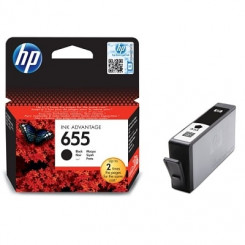 HP 655 Black Original Advantage Ink Cartridge CZ109AE (550 Pages) for HP Deskjet Advantage 3525, 4615, 4625, 5525