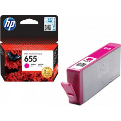 HP 655 Magenta Original Advantage Ink Cartridge CZ111AE (600 Pages) for HP Deskjet Advantage 3525, 4615, 4625, 5525