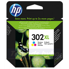 HP 302XL COLOR ORIGINAL High Capacity Ink Cartridge F6U67AE#UUS (330 Pages)