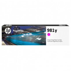 HP 981Y (L0R14A) Original Extra High Yield Magenta Ink Cartridge (16000 Pages) for HP PageWide Enterprise Color MFP 586 Series