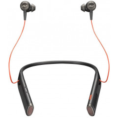 HP Poly Voyager 6200 - Headset - ear-bud - over-the-ear mount - Bluetooth - wireless, wired - active noise cancelling - USB-C - black - Certified for Microsoft Teams