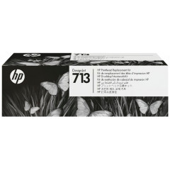 HP 713 Ink Printhead (4-Ink CMYK Printhead) Cyan / Magenta / Yellow / Pigment Black DesignJet Re)placement Printhead Kit 3ED58A