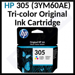 HP 305 (3YM60AE) TRI-COLOR Original Ink Cartridge - 100 Pages / 2 ml