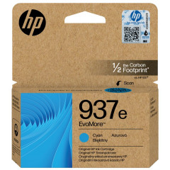 HP 937e EvoMore Cyan Original Ink Cartridge 4S6W6NE#CE1 (1.650 Pages)