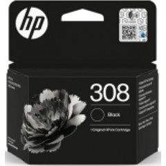 HP 308 Black Original Ink Cartridge 7FP21UE#301 - 160 Pages