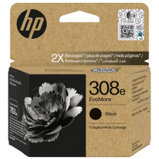 HP 308e EvoMore Black Original Ink Cartridge 7FP22UE#CE1