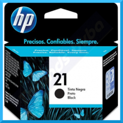 HP 21 Black Original Ink Cartridge C9351AE (190 Pages) - Outlet Sale - Original Sealed Product - Old Retail Box