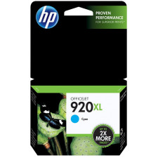 HP 920XL CYAN Original High Yield Black Ink Cartridge CD972AE#BGY (700 Pages)