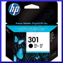 HP 301 Original BLACK Ink Cartridge CH561EE (190 Pages)