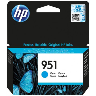 HP 951 CYAN Original Ink Cartridge CN050AE#BGX (700 Pages)