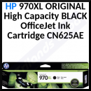 HP 970XL (CN625AE) BLACK High Yield Original OfficeJet Ink Cartridge (9.200 Pages)
